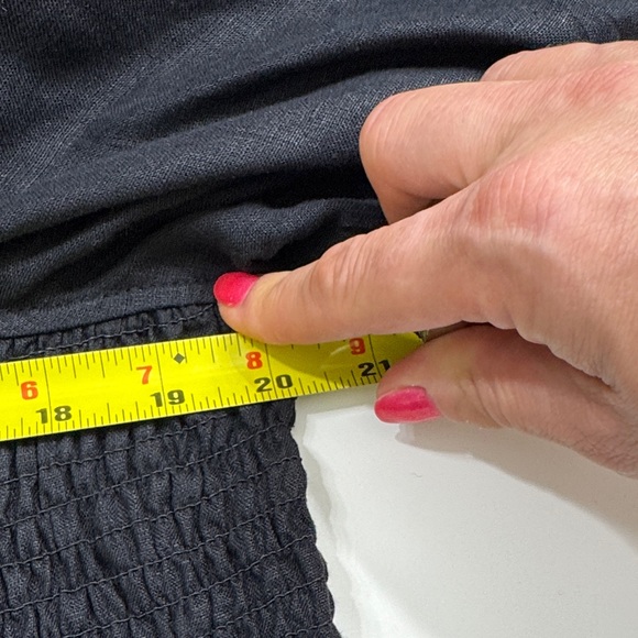 NWOT J. Crew Puff Sleeved Linen Mini Dress Plus Size 2X - Picture 9 of 12